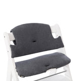 Hauck Alpha+ Highchair Select Seat Pad - Jersey Charcoal