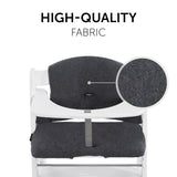 Hauck Alpha+ Highchair Select Seat Pad - Jersey Charcoal