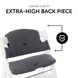 Hauck Alpha+ Highchair Select Seat Pad - Jersey Charcoal