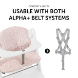 Hauck Alpha+ Highchair Select Seat Pad - Jersey Flowers