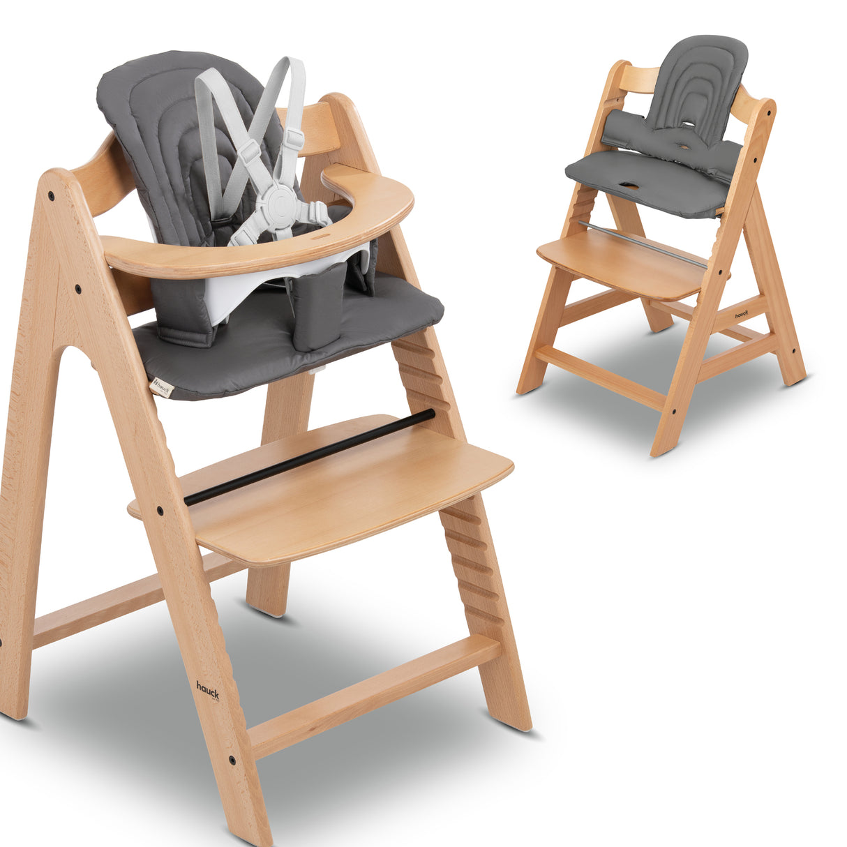 Hauck Alpha+ Highchair Baby Seat Pad - Dark Grey