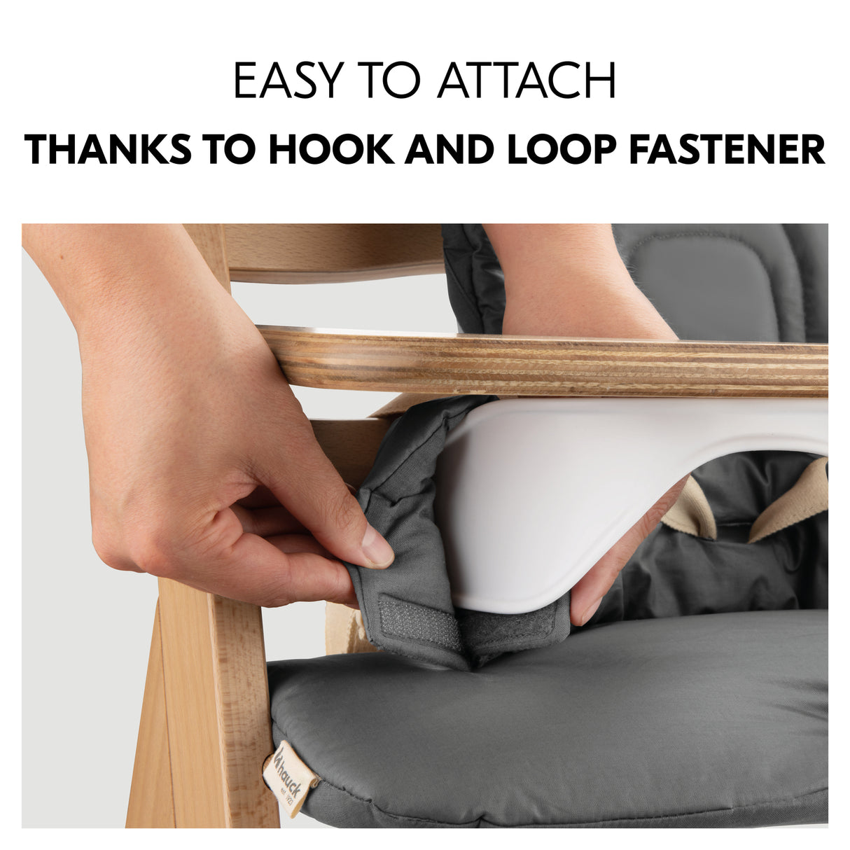 Hauck Alpha+ Highchair Baby Seat Pad - Dark Grey