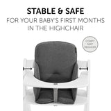 Hauck Alpha+ Cosy Select Seat Pad - Jersey Charcoal