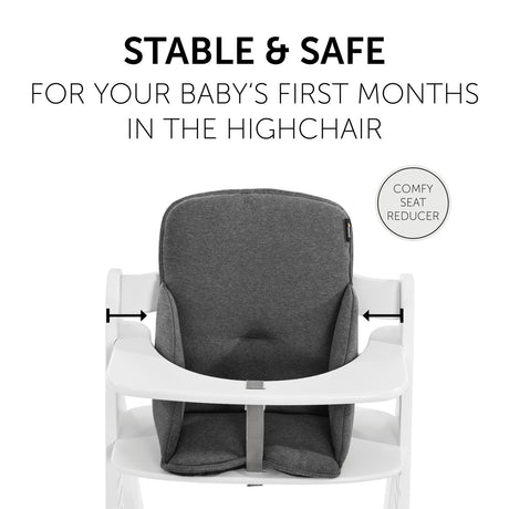 Hauck Alpha+ Cosy Select Seat Pad - Jersey Charcoal