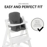 Hauck Alpha+ Cosy Select Seat Pad - Jersey Charcoal