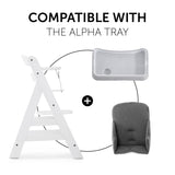 Hauck Alpha+ Cosy Select Seat Pad - Jersey Charcoal