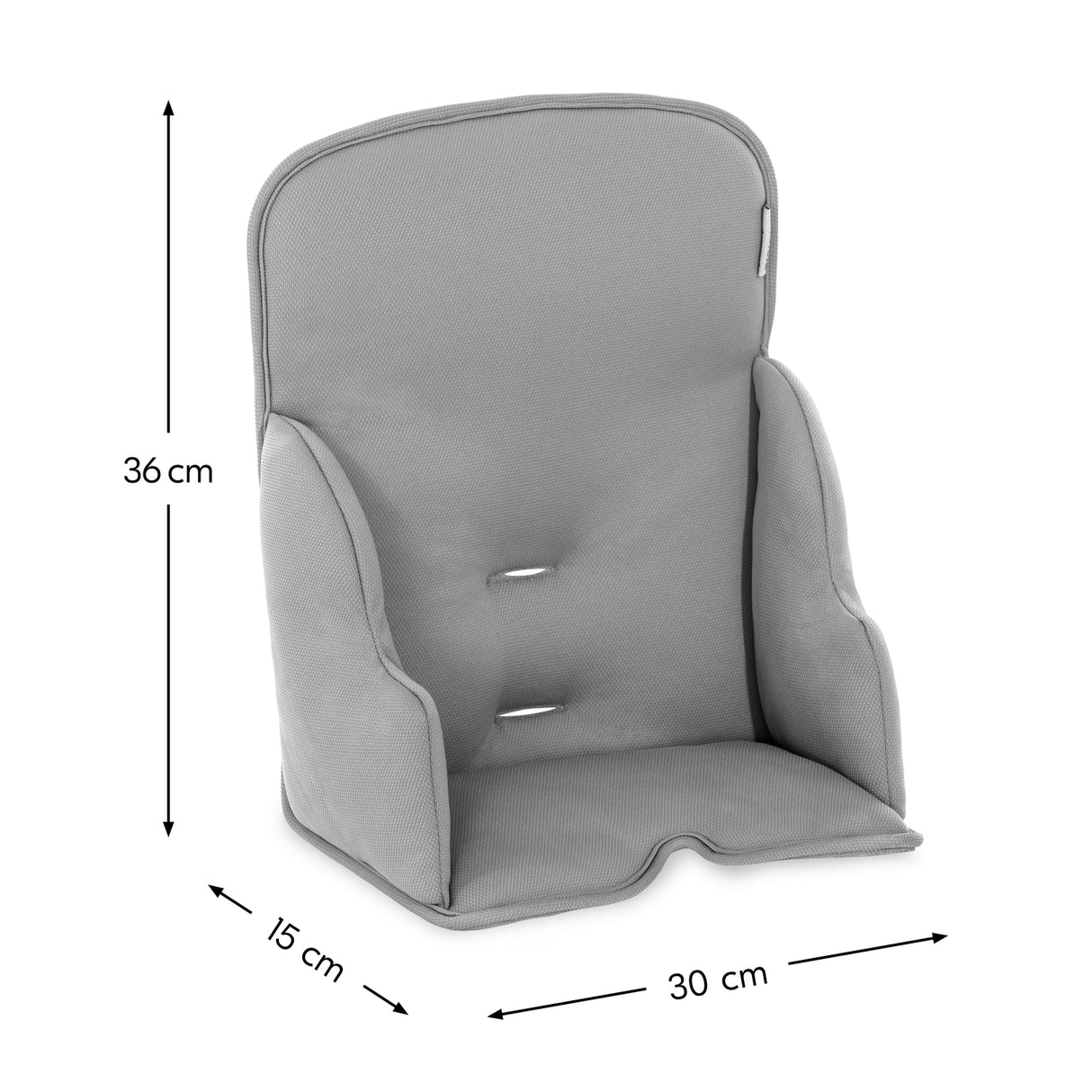 Hauck Alpha+ Highchair Cosy Comfort Seat Pad - Stretch Grey