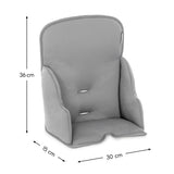 Hauck Alpha+ Highchair Cosy Comfort Seat Pad - Stretch Grey