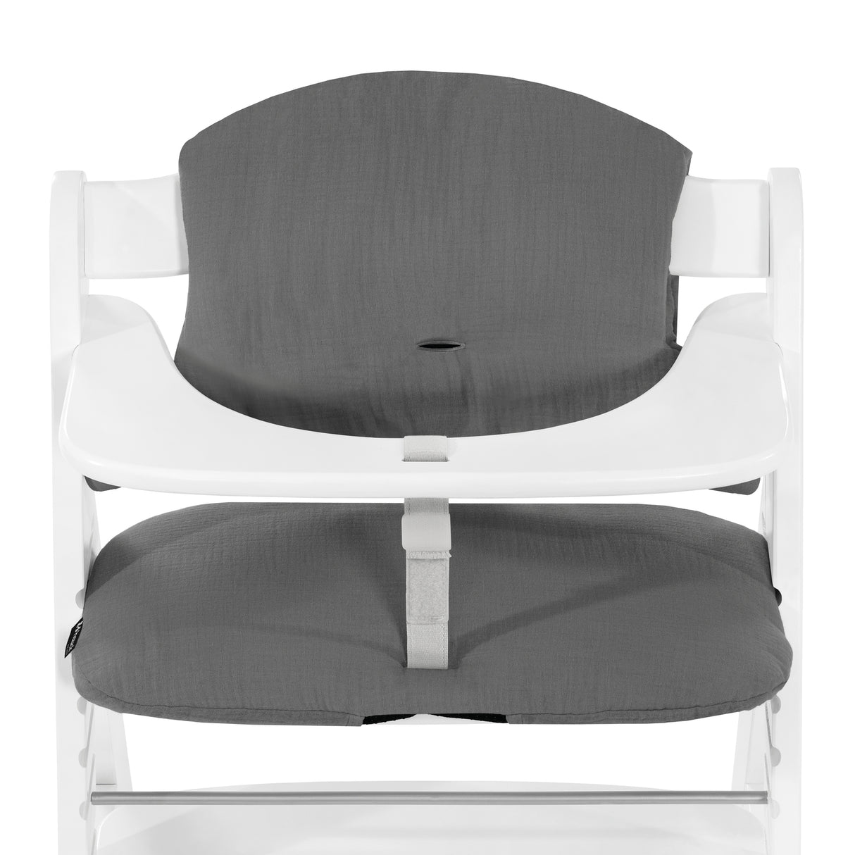 Hauck Alpha+ Highchair Select Seat Pad - Muslin Dark Grey