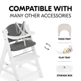 Hauck Alpha+ Highchair Select Seat Pad - Muslin Dark Grey