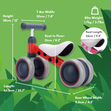 BoldCube Baby Balance Bike – Betty Ladybird