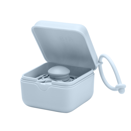 BIBS Pacifier Storage Box - Baby Blue