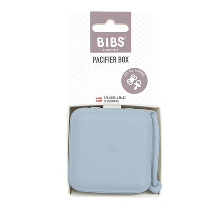 BIBS Pacifier Storage Box - Baby Blue