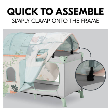 Hauck Travel Cot Play Cover - Plants
