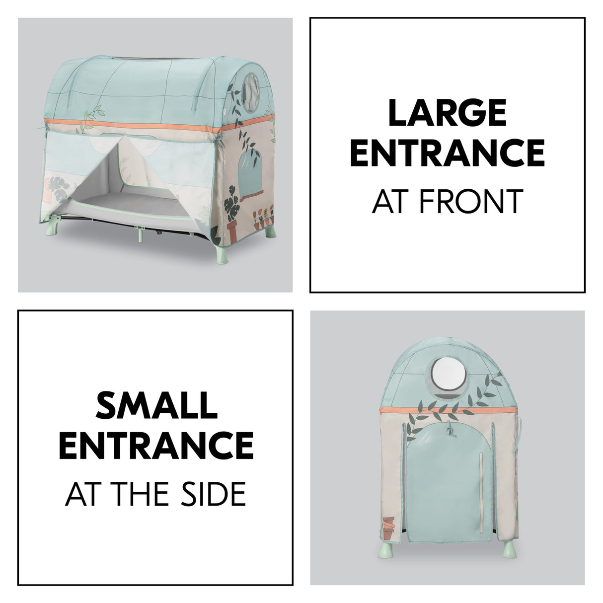 Hauck Travel Cot Play Cover - Plants