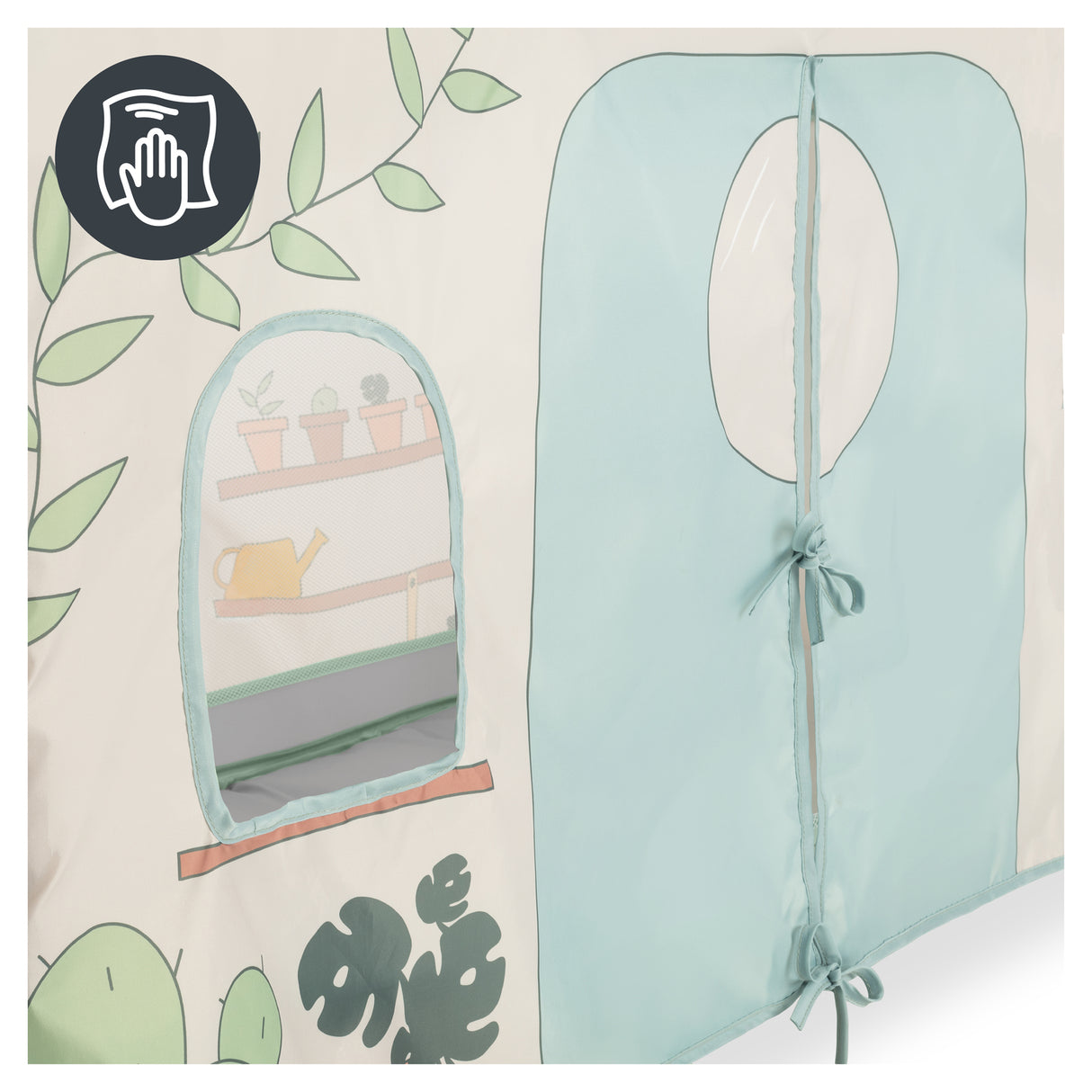 Hauck Travel Cot Play Cover - Plants