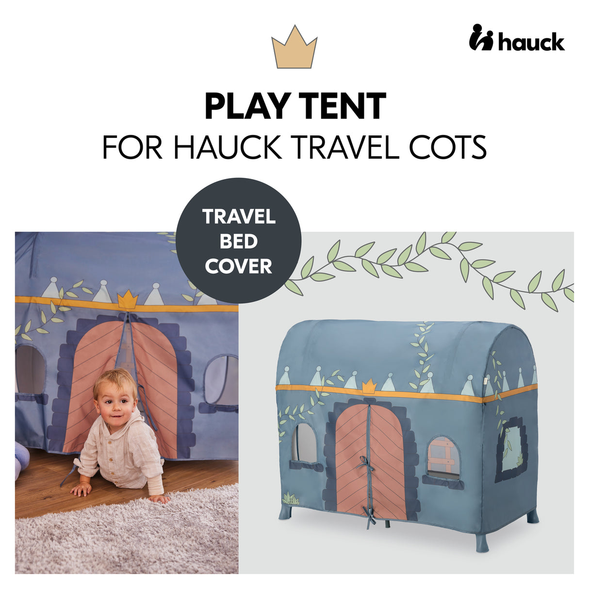 Hauck Travel Cot Play Cover - Palace