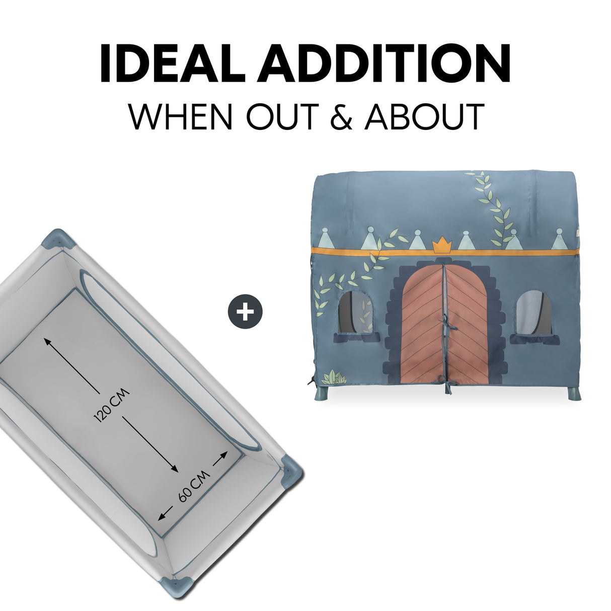 Hauck Travel Cot Play Cover - Palace