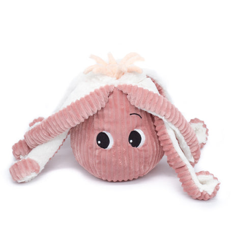Les Ptipotos Plush Cuddly Toy: Olly the Octopus Dad & Baby - Pink