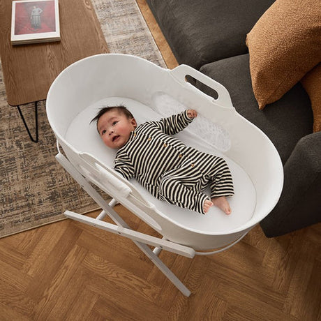 SnuzBaskit Dark Grey Moses Basket & Dove Grey Stand