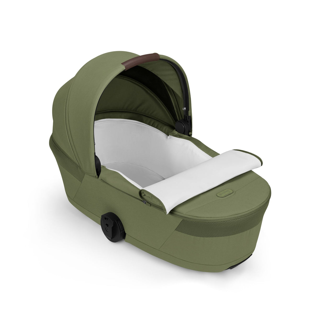 Cybex Balios 2026 Foldable Carrycot Accessory Bundle- Moss Green