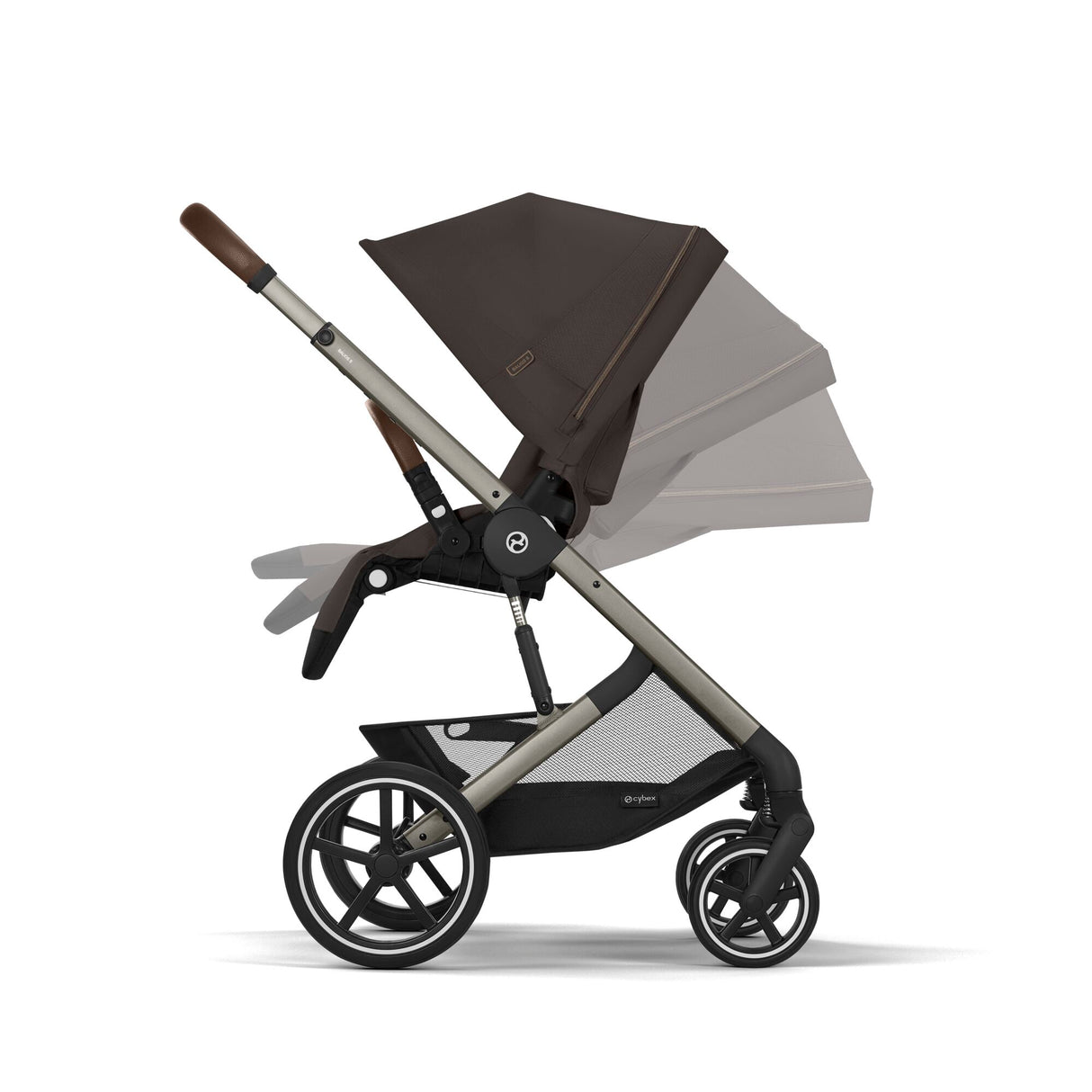 Cybex Balios S Lux Travel System with Cloud G & ISOFIX Base - Chocolate Brown