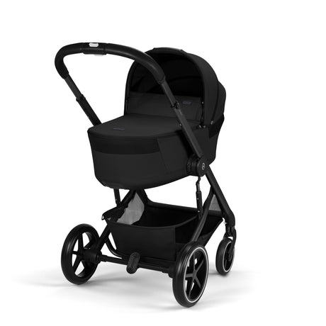 Cybex Balios 2026 with Foldable Carrycot Accessory Bundle - Moon Black