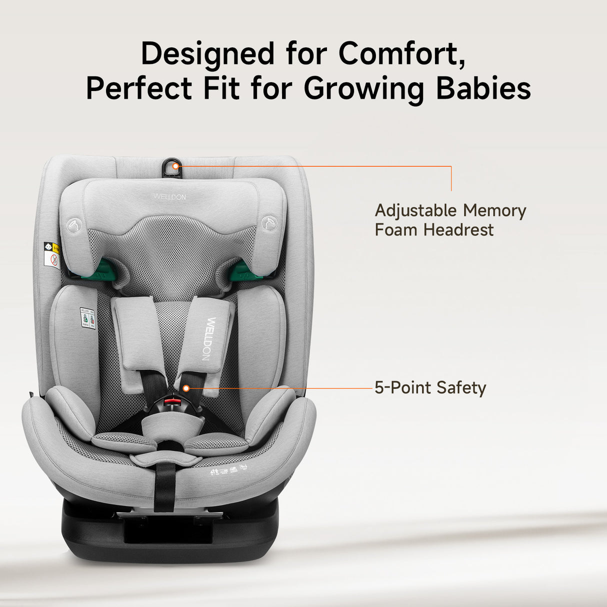 Welldon Encore Pro Car Seat - Moonstone