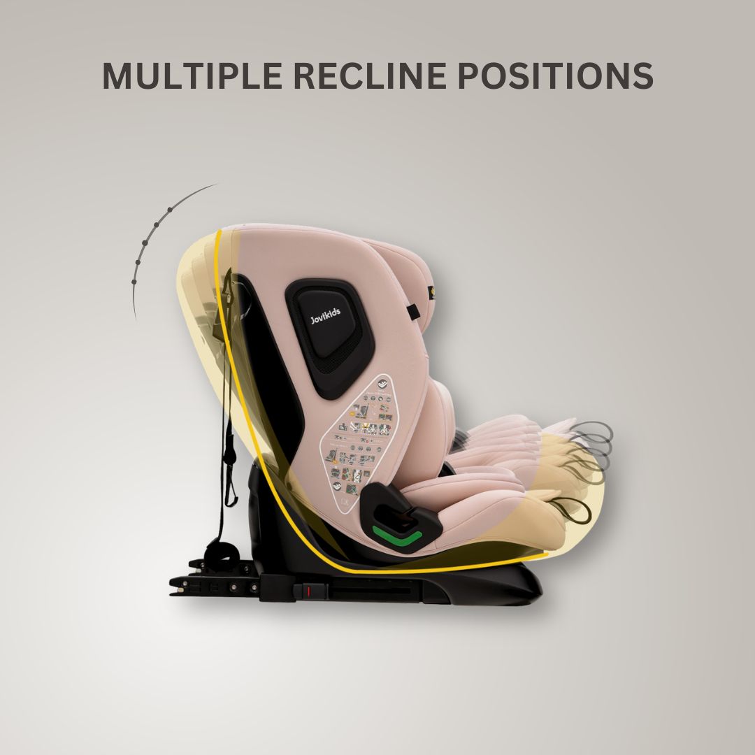 Jovikids Rober+ Folding High Back Booster - Rosewood