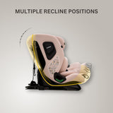 Jovikids Rober+ Folding High Back Booster - Rosewood