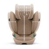 Cybex Solution G2 Folding High Back Booster - PLUS - Almond Beige