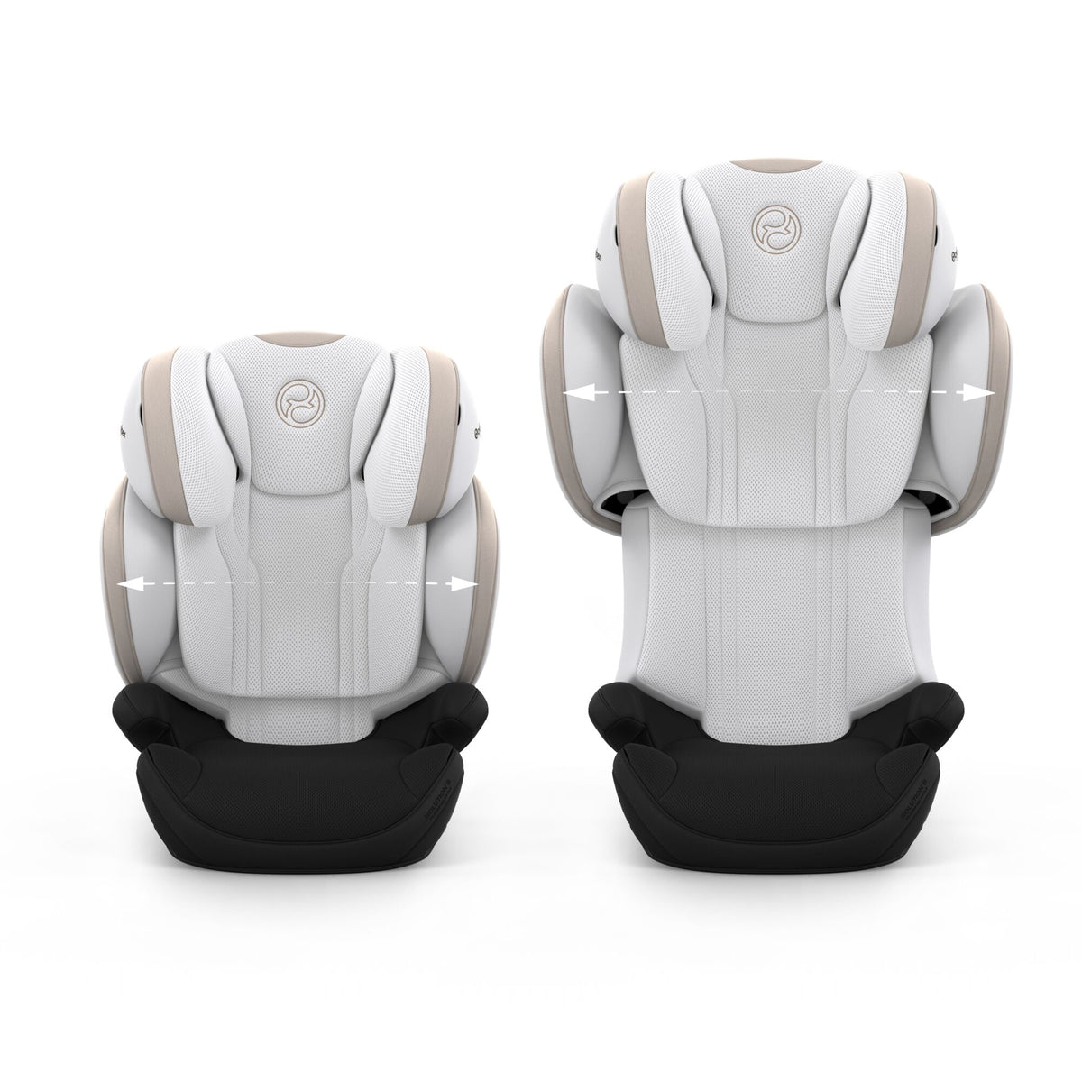 Cybex Solution S i-Size Child Car Seat - STYLE Off White