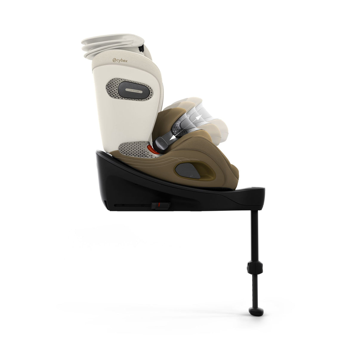 Cybex Anoris Si i-Size Airbag Car Seat with ISOFIX Base -  STYLE Jade Green