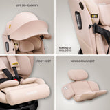 Jovikids Ranger 2 Rotating Car Seat - Rosewood