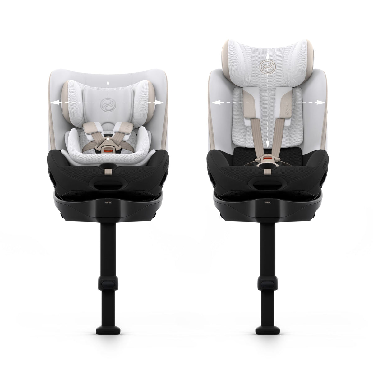 Cybex Sirona S i-Size 360° Car Seat - STYLE Off White