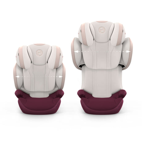 Cybex Solution S i-Size Child Car Seat - STYLE Quartz Pink