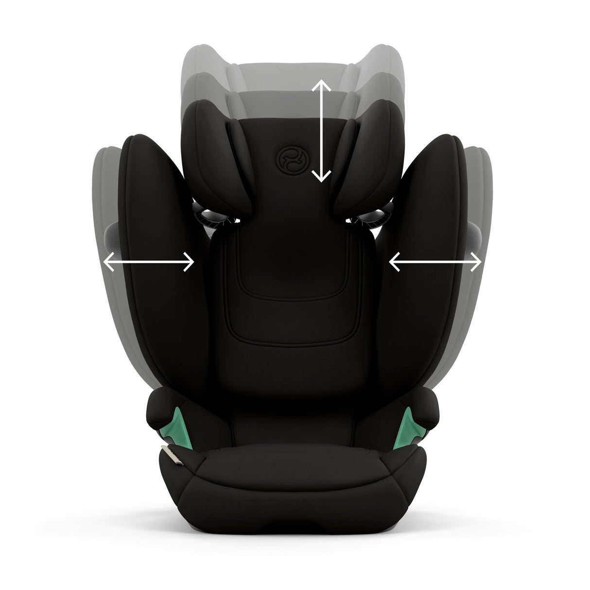 Cybex Solution G2 Folding High Back Booster - Magic Black