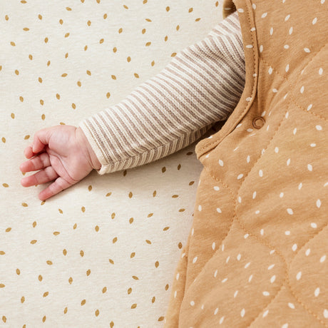 Little Green Sheep Organic Baby Sleeping Bag | 2.5 Tog | 6-18 Months - Honey Rice