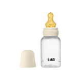 BIBS Slow Flow 2 Pack 150ml Round Latex Baby Bottle Set - Ivory