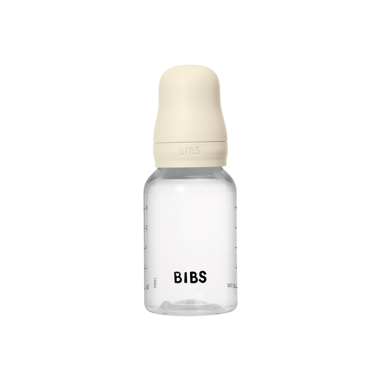 BIBS Slow Flow 2 Pack 150ml Round Latex Baby Bottle Set - Ivory