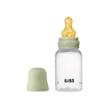 BIBS Slow Flow 150ml Round Latex Baby Bottle - Sage
