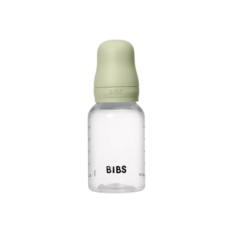 BIBS Slow Flow 150ml Round Latex Baby Bottle - Sage