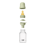 BIBS Slow Flow 150ml Round Latex Baby Bottle - Sage