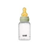 BIBS Slow Flow 150ml Round Latex Baby Bottle - Sage