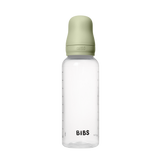 BIBS Medium Flow 270ml Round Latex Baby Bottle - Sage