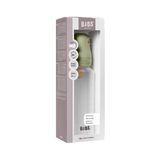BIBS Medium Flow 270ml Round Latex Baby Bottle - Sage