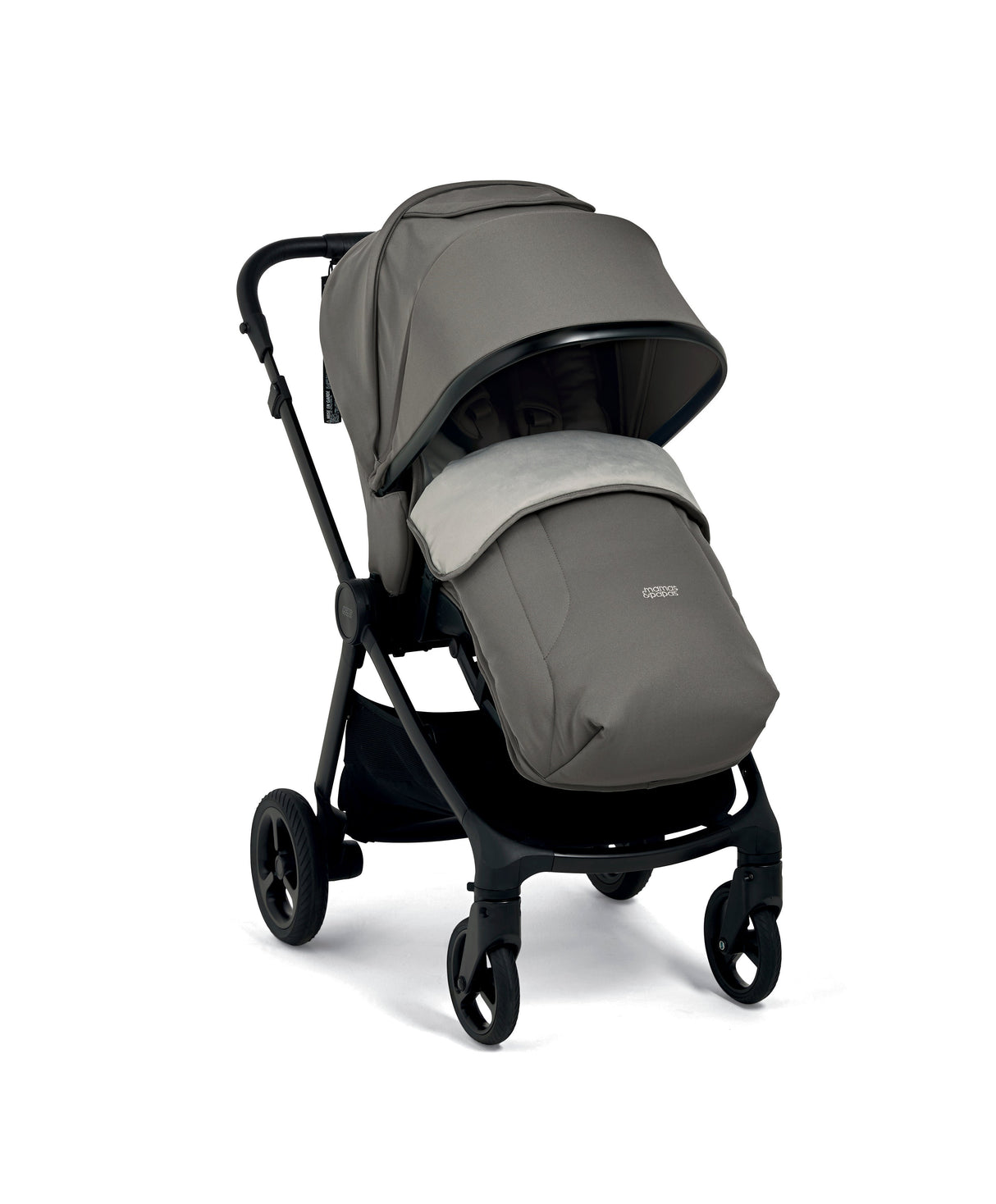 Mamas & Papas Vardo Travel System with Accessories, Cybex Cloud T and ISOFIX Base - Storm