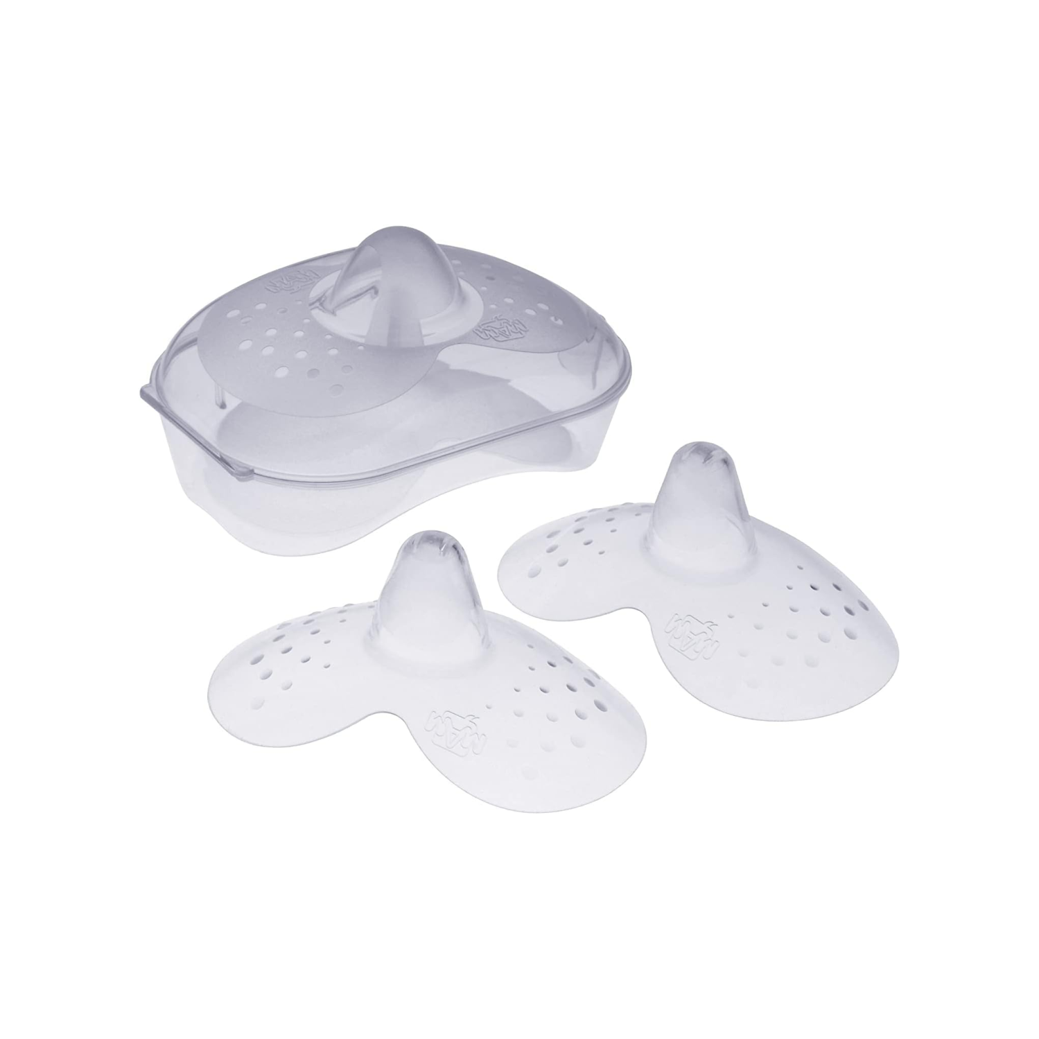 Breast Protector Nipple Shields Twin Pack & Case – Small