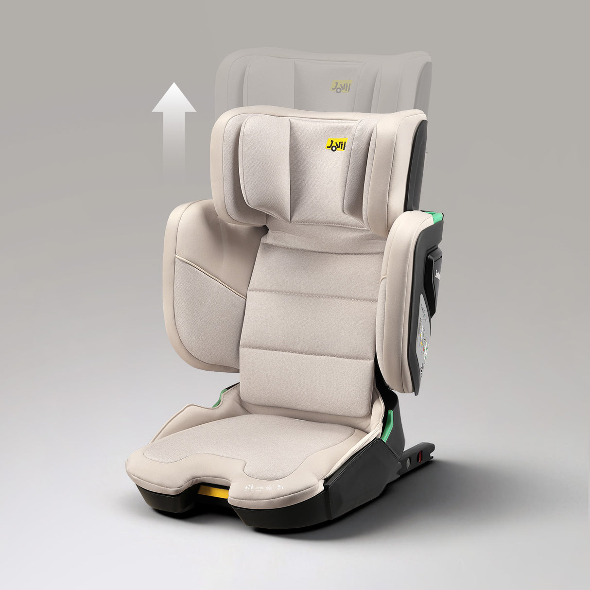 Jovikids Rober+ Folding High Back Booster - Milkstone