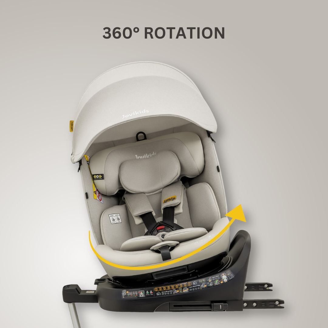 Jovikids Ranger 2 Rotating Car Seat - Milkstone